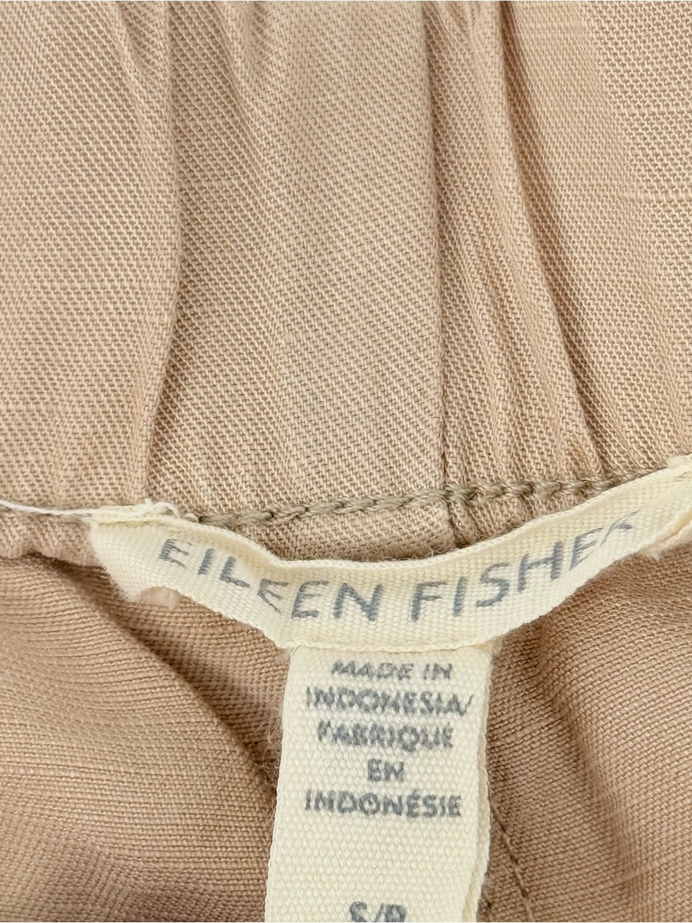 Eileen Fisher Wide-Leg Linen Pants women’s size S/P - Picture 6 of 9